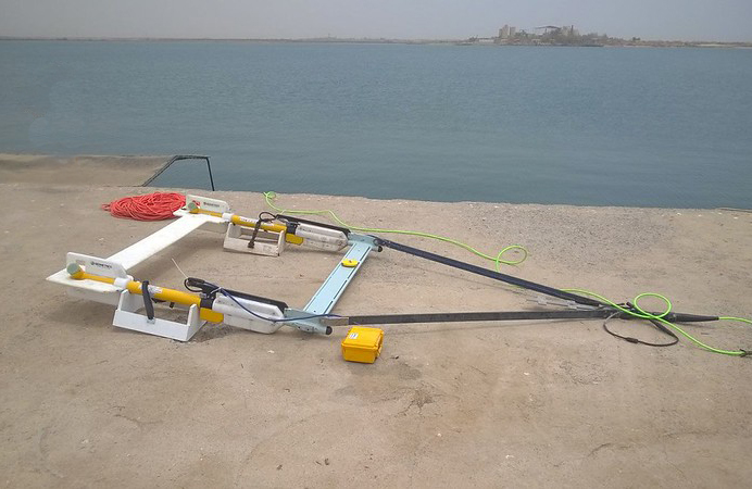 Marine magnetometer equipment